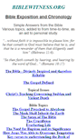 Mobile Screenshot of biblewitness.org